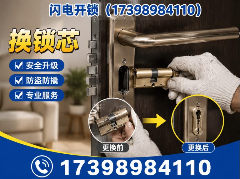 中牟县换锁芯展示图